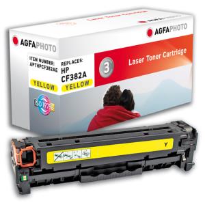 Compatible Toner Cartridge - Yellow - 2700 Pages (apthpcf382ae) yellow rebuilt 2700pages