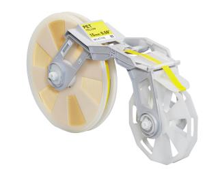 Yellow Base Tape 15mm For Brother Tape Creator (mcet1ye)                                             tape creator plastic film 15mmx310m