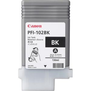 Ink Cartridge - Pfi-102bk - Standard Capacity 130ml - Black 130ml