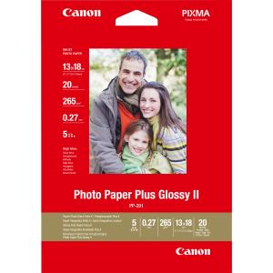 Photo Paper Plus Ii Glossy Pp-201 5x7 20sh sheet white PP201 260gr glossy