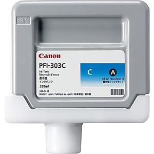Ink Cartridge - Pfi-303c - Standard Capacity 330ml - Cyan 330ml