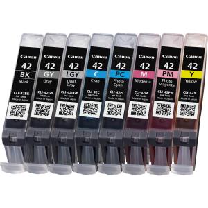 Ink Cartridge - Cli-42 - Standard Capacity 8x13ml - Multi Pack 8 Inks cmyk gy/lg/pc/pm 8x13 ml