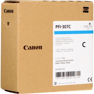 Ink Cartridge - Pfi-307c - Standard Capacity 330ml - Cyan 330ml