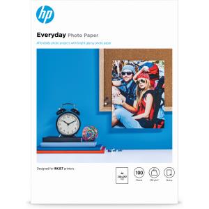Everyday Photo Paper Semi Glossy One-sided A4 100-sheets (q2510a)                                    sheet white 200gr glossy