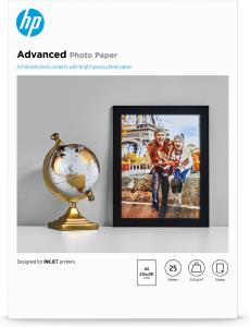 Advanced Glossy Photo Paper 250g/m A4 210x297mm 25-sheet                                            A4 (210x297mm) 25sheet white 250gr