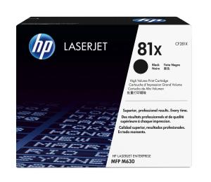 Toner Cartridge - No 81X - High Yield - 25k Pages - Black 25.000pages