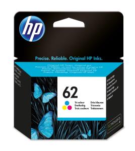 Ink Cartridge - No 62 - 165 Pages - Tri-color pages 4,5ml