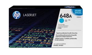 Toner Cartridge - No 648A - 11k Pages - Cyan pages