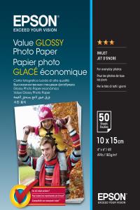 Value Glossy Photo Paper 10x15cm 50 Sheet                                                            sheet white 183gr glossy