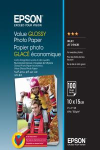 Value Glossy Photo Paper 10x15cm 100 Sheet                                                           sheet white 183gr glossy