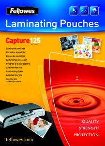 Lamination Pouch A4 125mic - (100)                                                                   5307407 100shts 125mic glossy