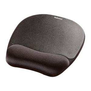 Memory Foam Mouse Pad Wristrest Black Soft Foam Pillow                                               wrist rest with mousepad black