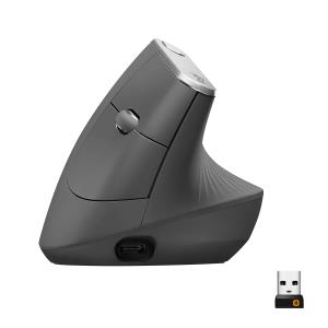Mx Vertical Advanced Ergonomic Wireless Mouse 6buttons bluetooth wireless graphite