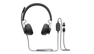Zone Wired - USB-C / USB-A - Headset - UC Zone - Black 981-000875 wired black on-ear