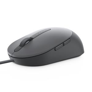 Laser Wired Mouse - Ms3220 - Titan Gray MS3220-GY 5 button cablel right