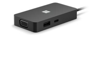 Surface USB-c Travel Hub - Vga / Hdmi / Gigabit Ethernet - Commercial 1E4-00002 universal black