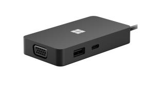 Surface USB-c Travel Hub - Vga / Hdmi / Gigabit Ethernet  SWV-00002 universal black