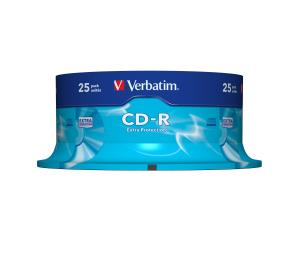 Cdr Recorder Media 700MB 80min 52x Datalife Plus 25-pk With Spindle                                  43432 spindle