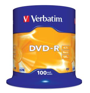 DVD-r Media 4.7GB 16x Matt Silver 100-pk With Spindle                                                43549 cake box matt silver