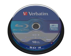 Bluray Disk Single Layer 25GB 6x Spindle                                                             43742 cake box
