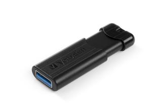 Pinstripe - 64GB USB Stick - USB 3.0 - Black 49318 USB 3.2 GEN1 black