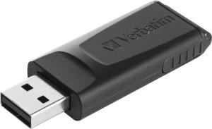 Slider - 128GB USB Stick - USB 2.0 49328 USB 2.0 black