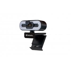 USB Webcam With Microphone And Light Full Hd 1080p Autofocus Awc-02 49579 microphone/light/cable/black