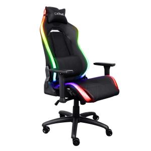 Gxt719 Ruya Gaming Chair 25185 RGB adjustable PU-leather black