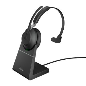 Headset Evolve2 65 UC - Mono - USB-A / BT - Black - with Desk Stand 26599-889-989 wireless BT On-Ear NC