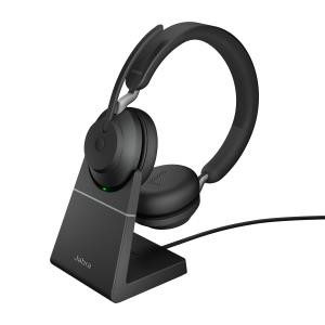 Headset Evolve2 65 UC - Stereo - USB-C / BT - Black - with Desk Stand 26599-989-889 wireless BT on-ear NC
