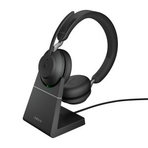 Headset Evolve2 65 MS - Stereo - USB-A / BT - Black - with Desk Stand 26599-999-989 wieless BT on-ear NC