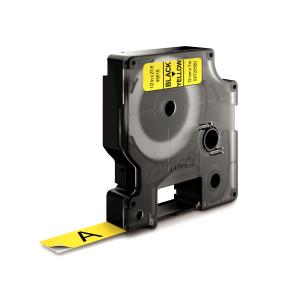 D1 Standard Tape Black On Yellow 12mmx7m 45018 tape 7m