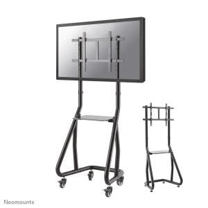 Mobile Flat Screen Floor Stand Trolley Height 152-169 Cm mobile floor stand 80kg portable 37-80