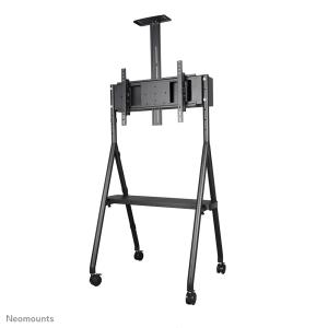 Mobile Flat Screen Floor Stand For 32-65in Screen - Black mobile floor stand 50kg portable 32-65