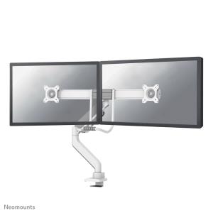 Neomounts Full Motion Monitor Desk Mount For 17-32in Screens - White dual 17-32 white