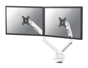 Neomounts DS70-250WH2 Full Motion Monitor Arm Desk Mount For 17-32in Screens - White dual 17-32 white