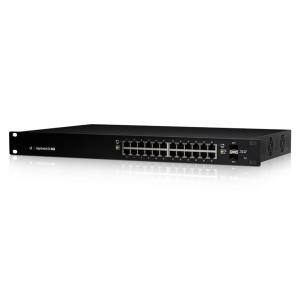 Edgeswitch 24port 250w                                                                               Standalone 24xRJ45 2xSFP black managed