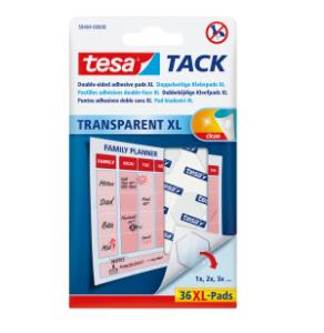 Transparent Tack Xl Double Sided Adhesive Pads 36 Pads (36) transparent 36piece double-sided