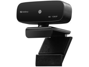 USB Webcam Autofocus 1080P HD 134-14 microphone/cable/black