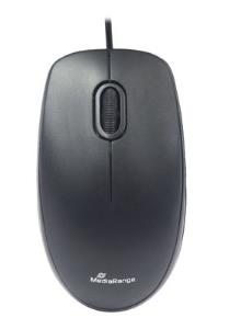 Optical Mouse With Cable - Mros212 MROS212 silent click black/grey